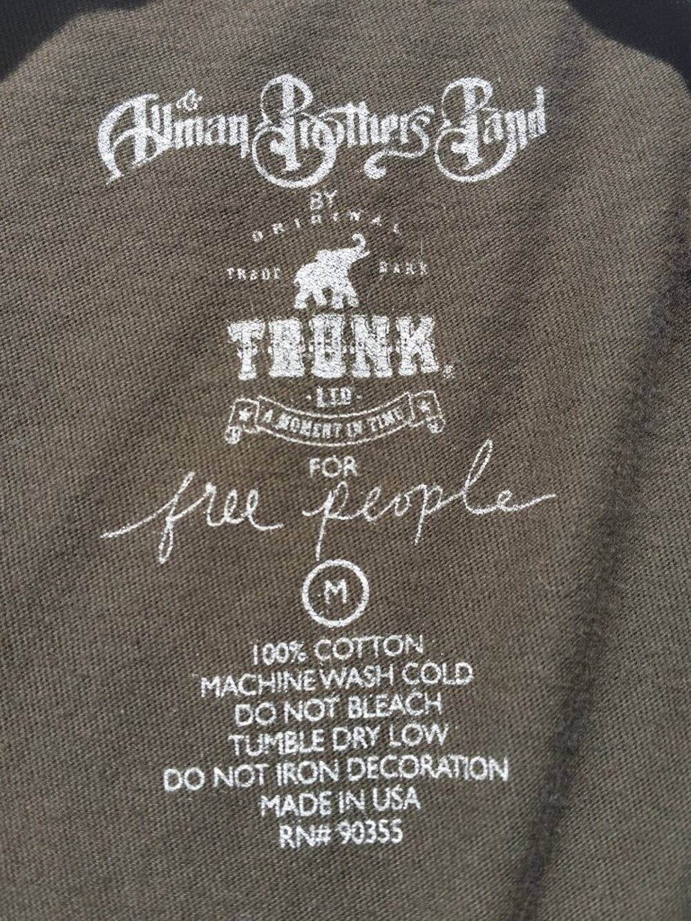 Allman Brothers Band Tee - M - Picture 3 of 3